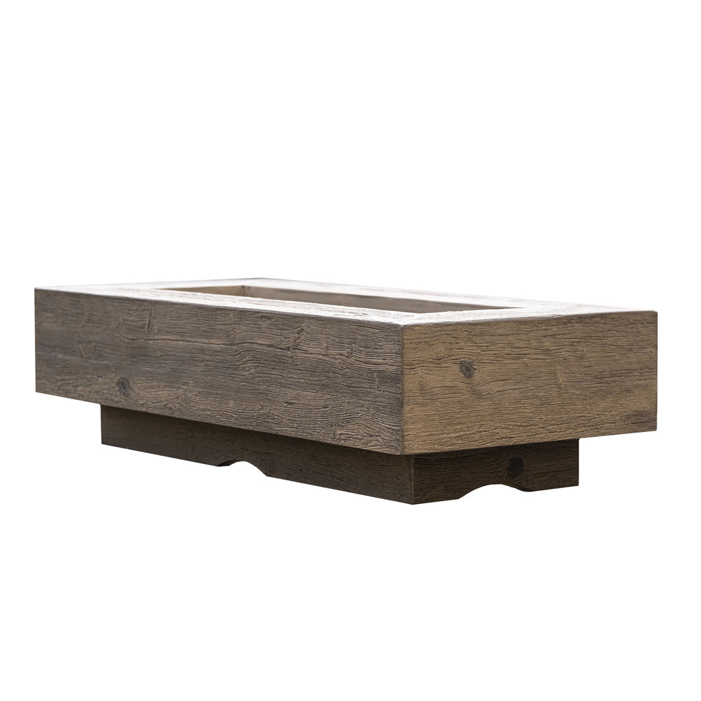 Coronado Fire Pit | GFRC Concrete Woodgrain