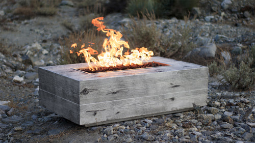 Coronado Fire Pit | GFRC Concrete Woodgrain